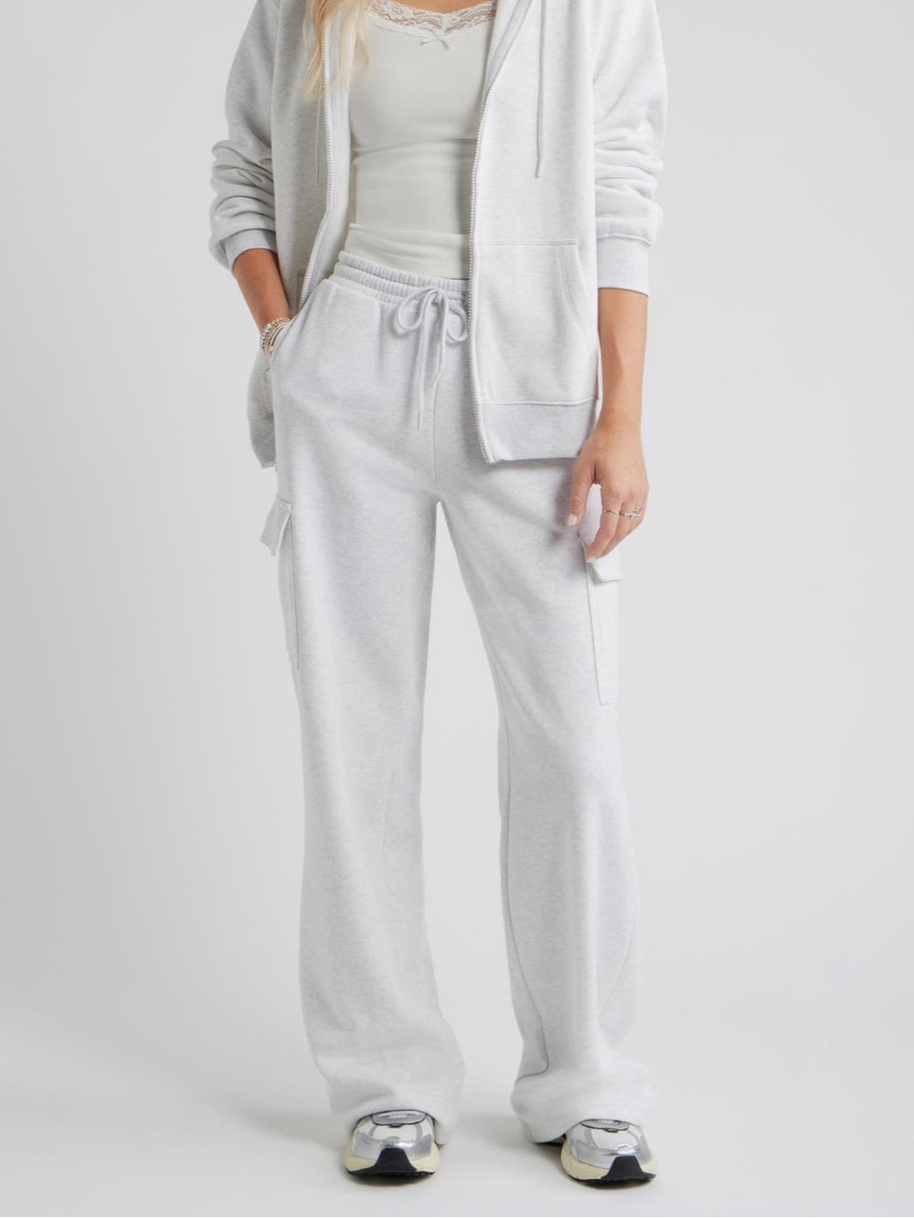 BP Light Grey Fleece Lounge Sweatpants